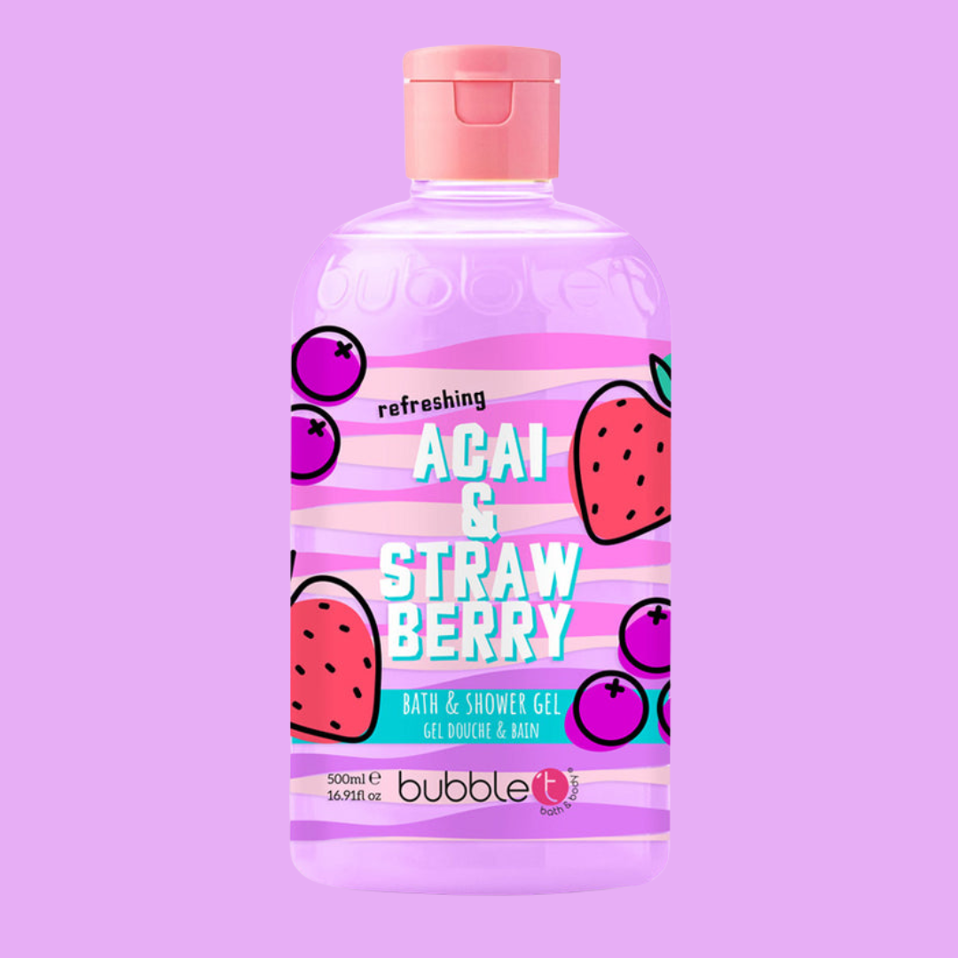 Acai and Strawberry Shower and Bath Gel