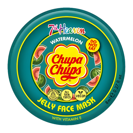 Masque En Gel Melon D'eau Chupa Chups - Hydrate Et Lisse La Peau