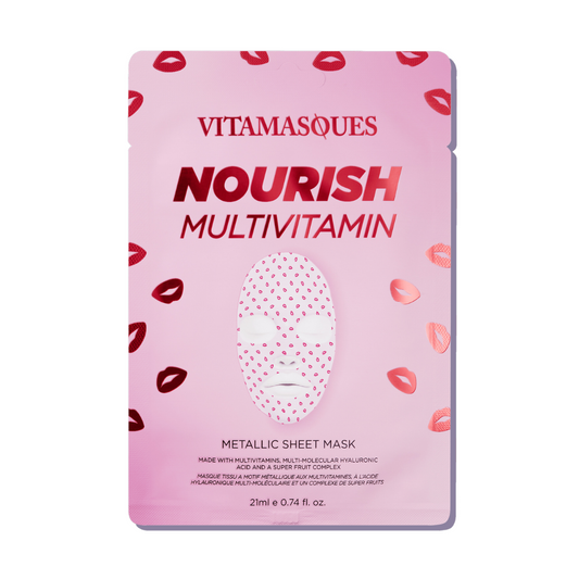 Masque En Tissu Métallique Multivitamine