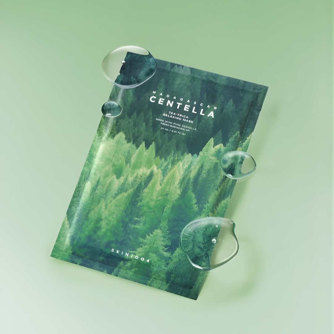 Masque En Feuille Relaxant Centella De Madagascar Tea-Trica