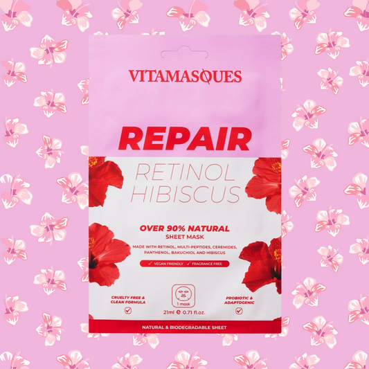 Masque En Tissu Réparateur Hibiscus