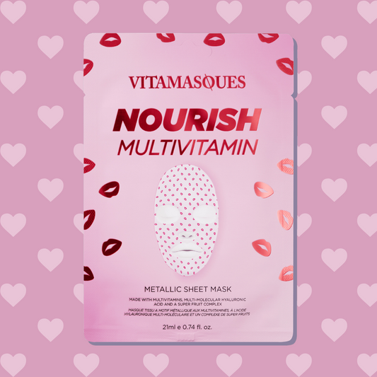 Masque En Tissu Métallique Multivitamine