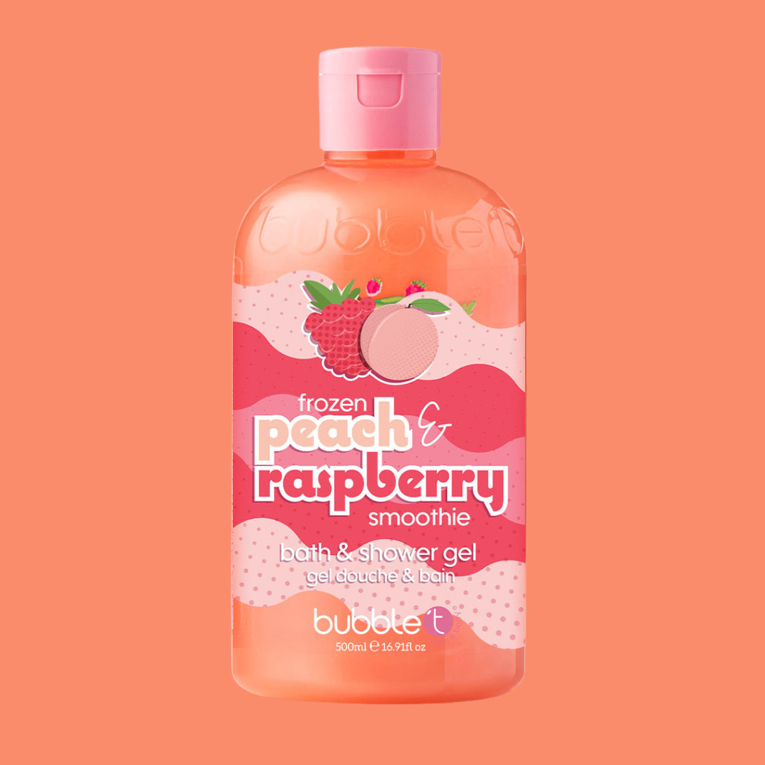 Gel Douche Et Bain Pêche Et Framboise