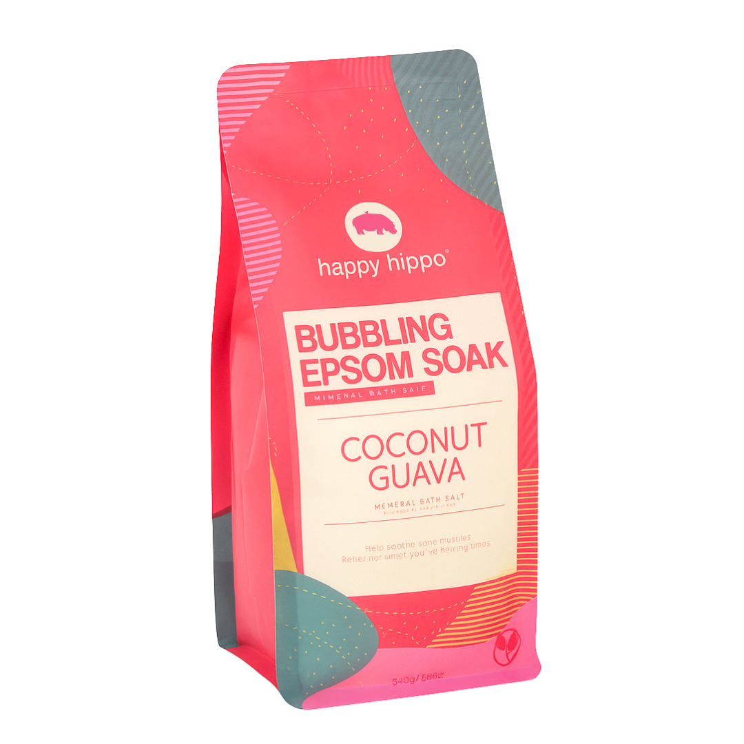 Sel De Bain D'epsom - Noix De Coco Et Goyave