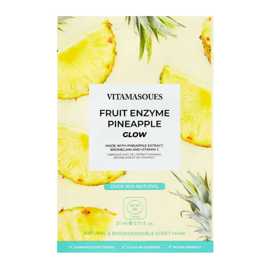 Masque En Tissu Exfoliant Ananas