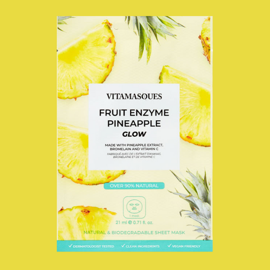 Masque En Tissu Exfoliant Ananas