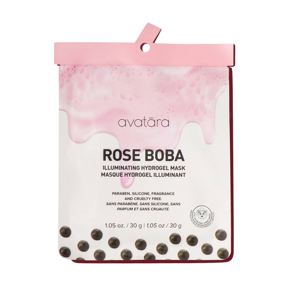 Boba Rose Illuminating Hydrogel Mask