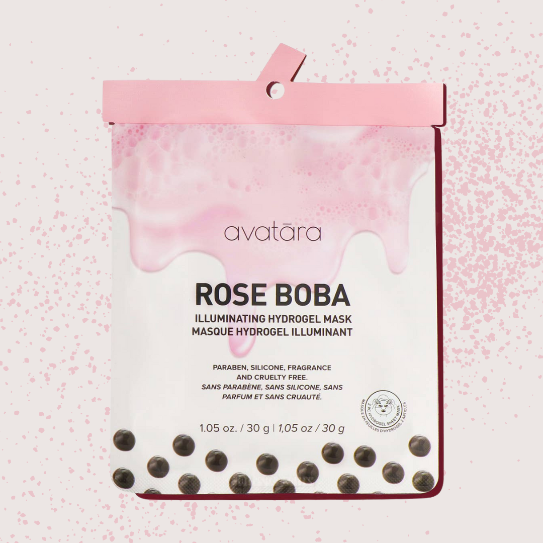 Boba Rose Illuminating Hydrogel Mask