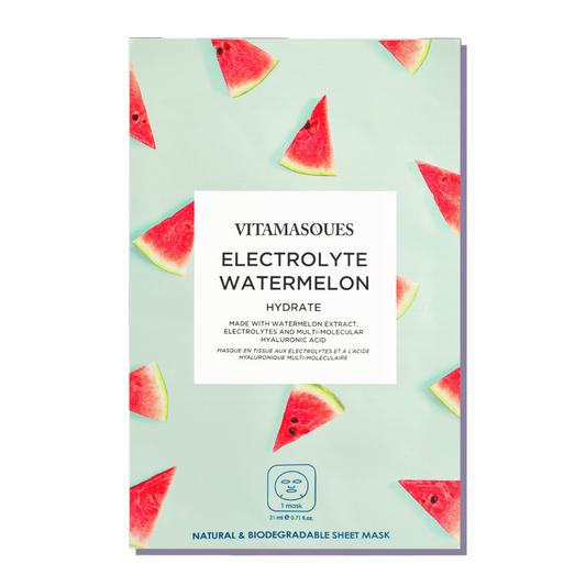 Masque En Tissu Électrolyte Melon D'eau