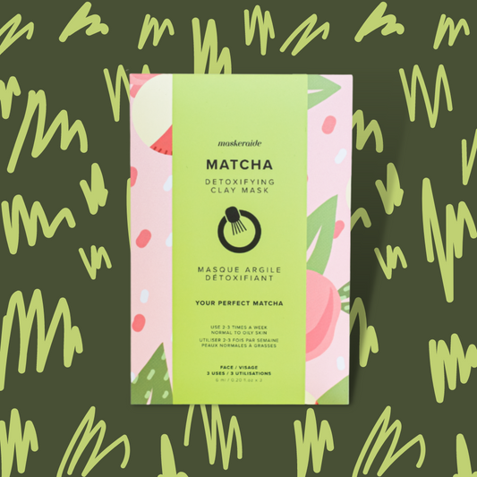 Masque D'argile Détoxifiant Matcha (3x)