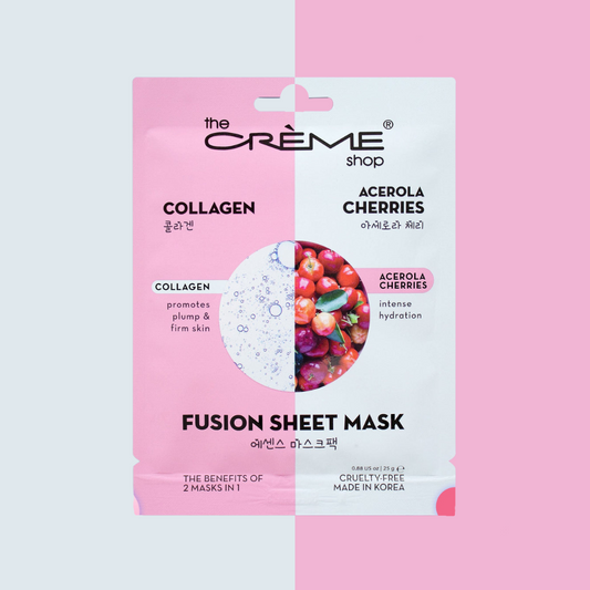 Masque En Tissu Fusion Cerise et Collagène