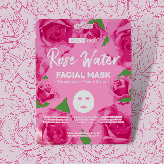 Masque En Tissu À La Rose