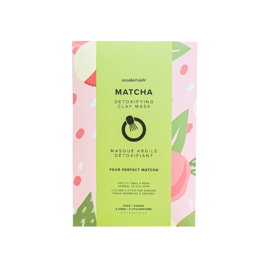 Masque D'argile Détoxifiant Matcha (3x)