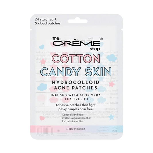 Patches Anti-Acné Hydrocolloïdes Cotton Candy Skin Aloès + Tea Tree