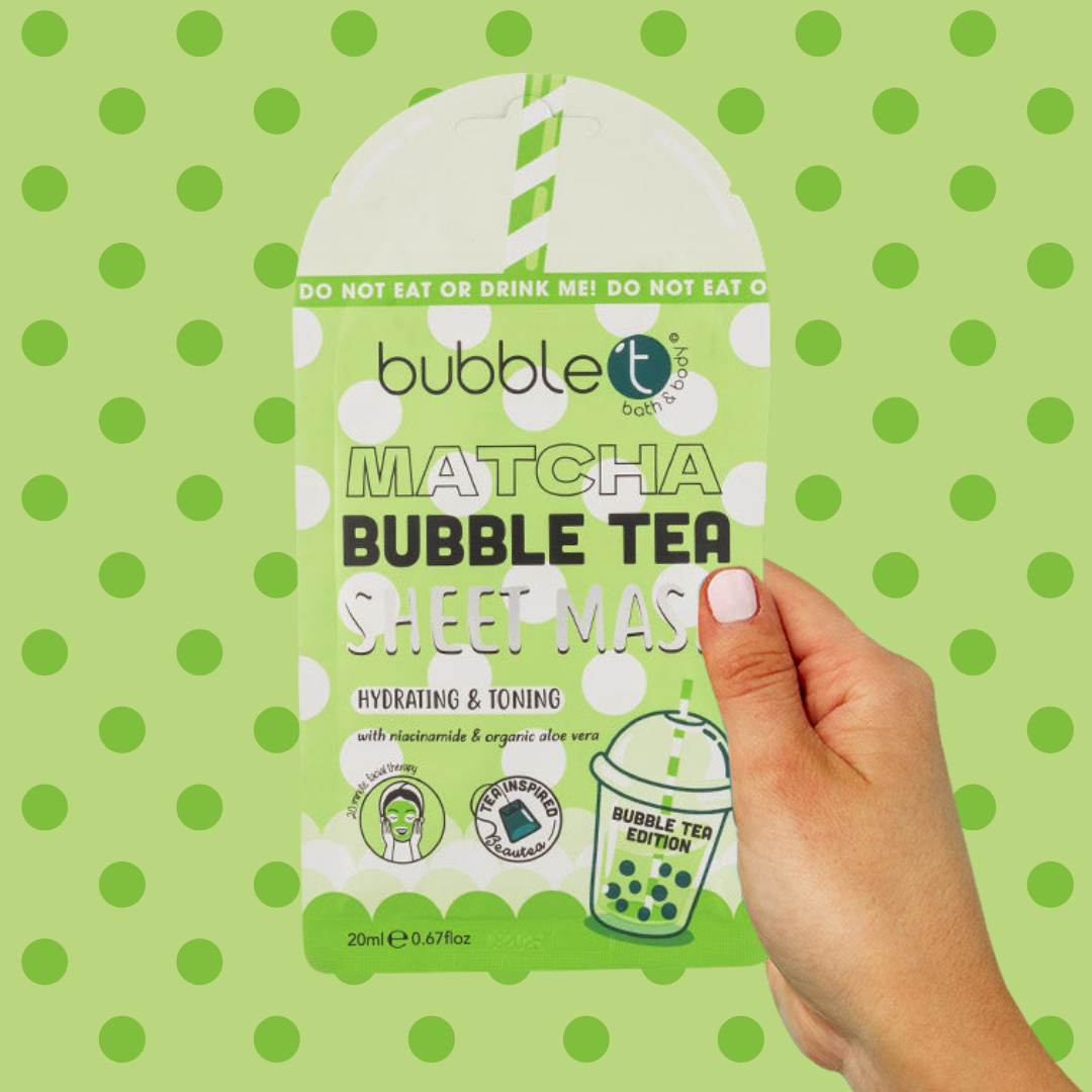 Masque En Feuille Bubble Tea - Matcha