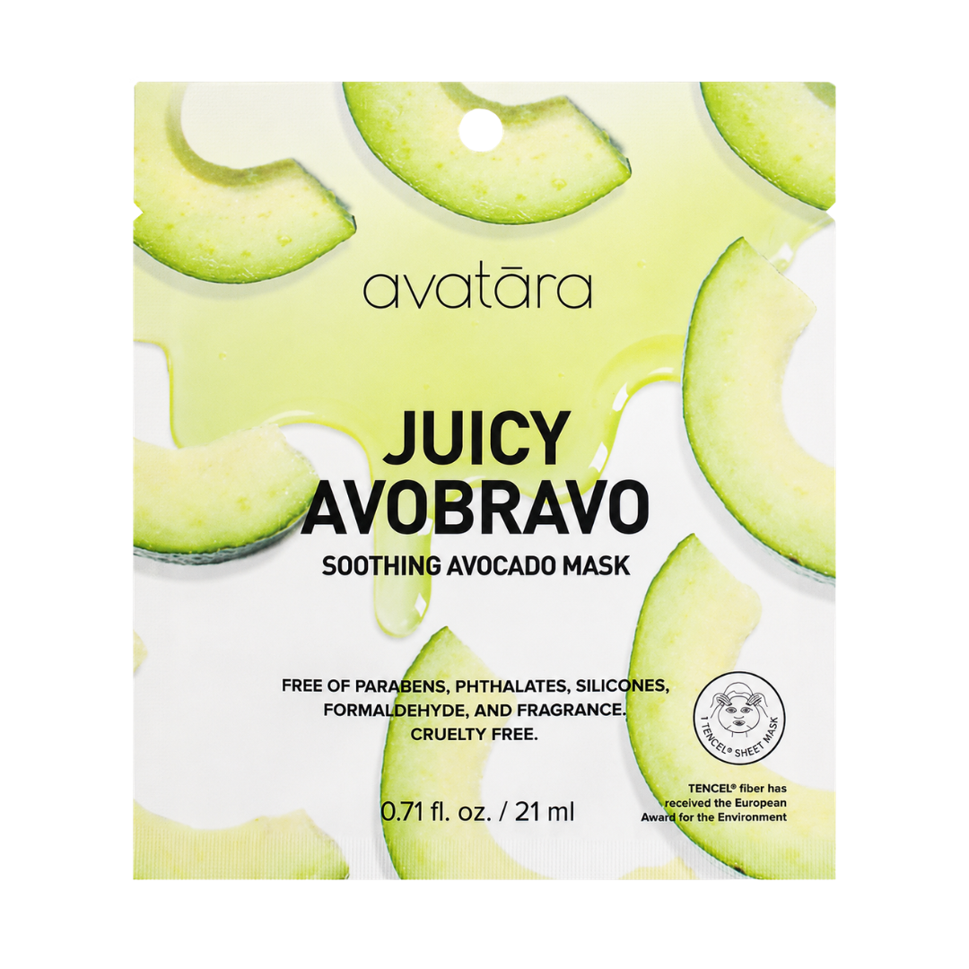 Masque En Tissu Avocat Juteux
