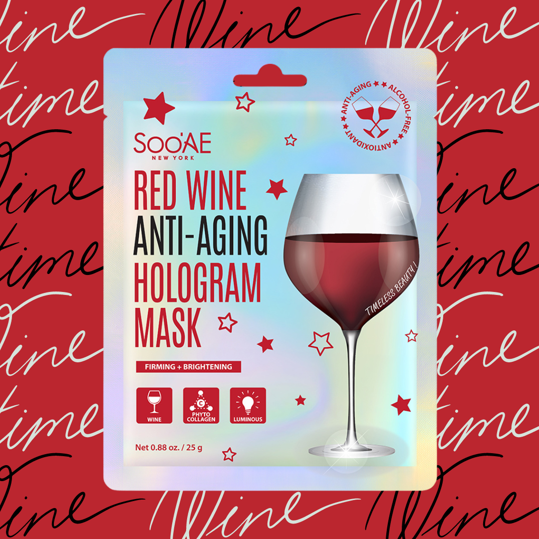 Replenishing Red Wine Hologram Sheet Mask