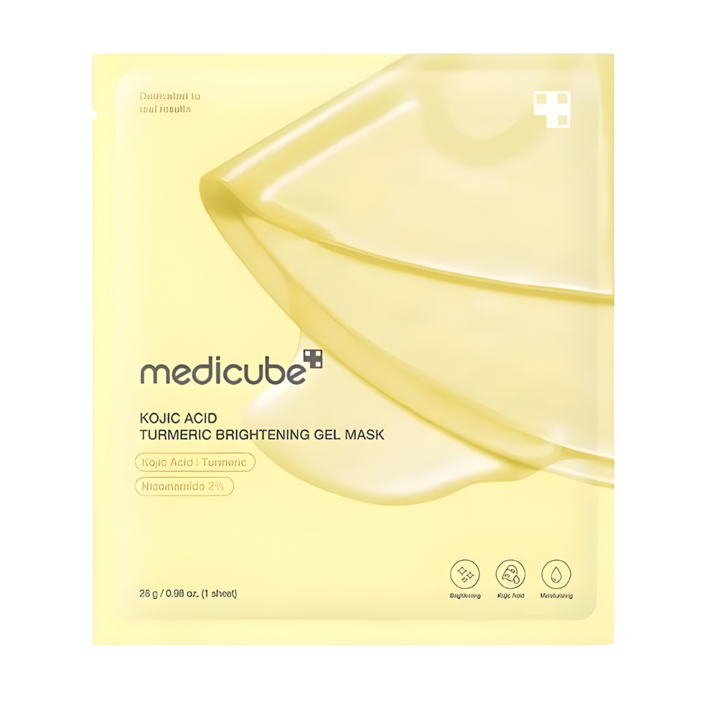 Masque Hydrogel Éclaircissant À L'acide Kojique Et Curcuma