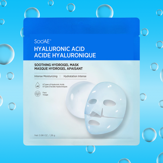 Masque Hydrogel Apaisant À L'acide Hyaluronique