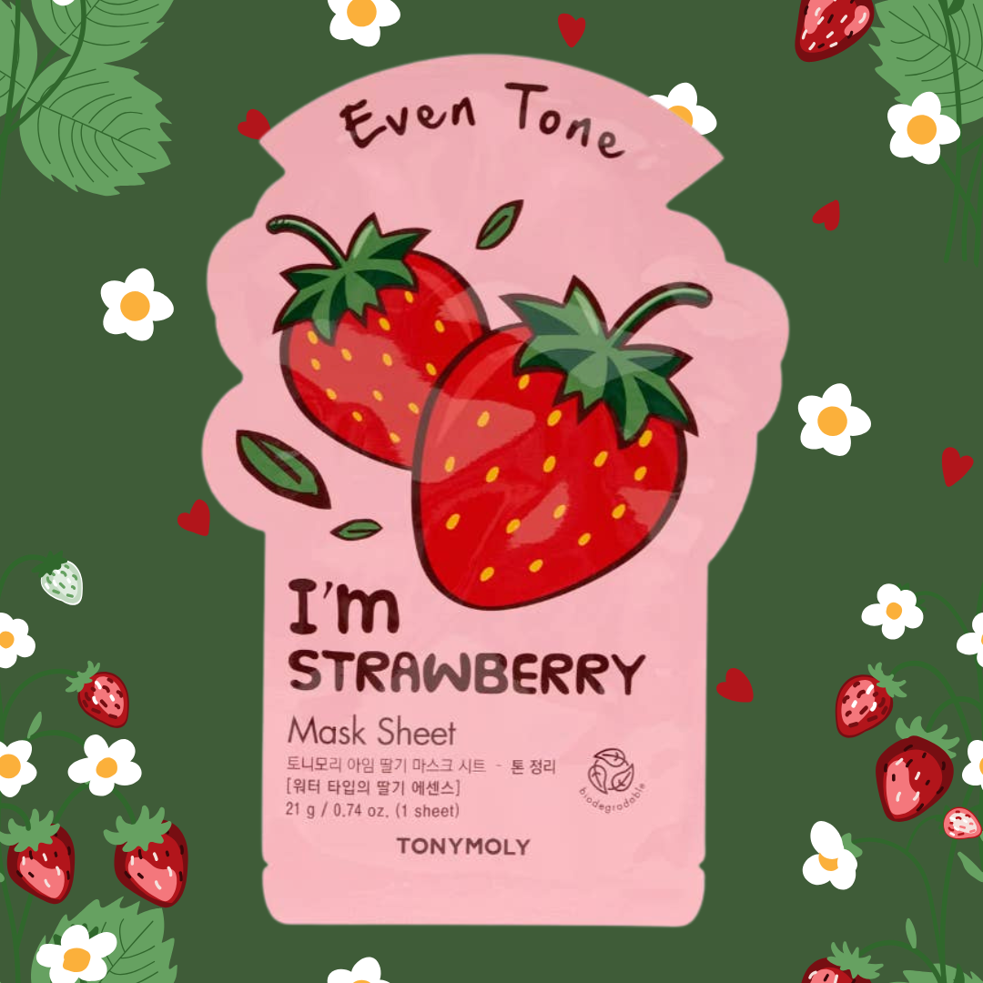 Masque En Feuille - Fraise