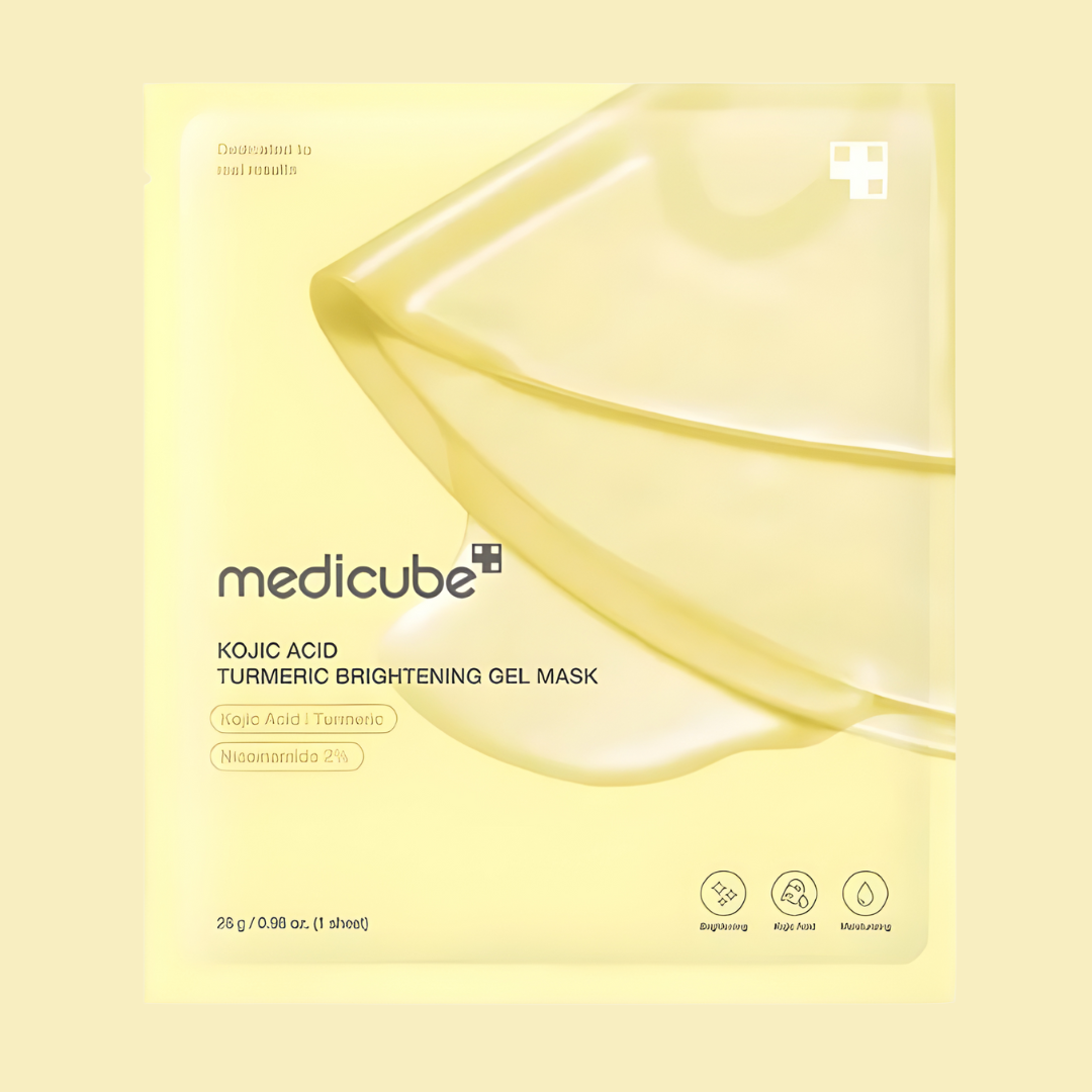 Masque Hydrogel Éclaircissant À L'acide Kojique Et Curcuma