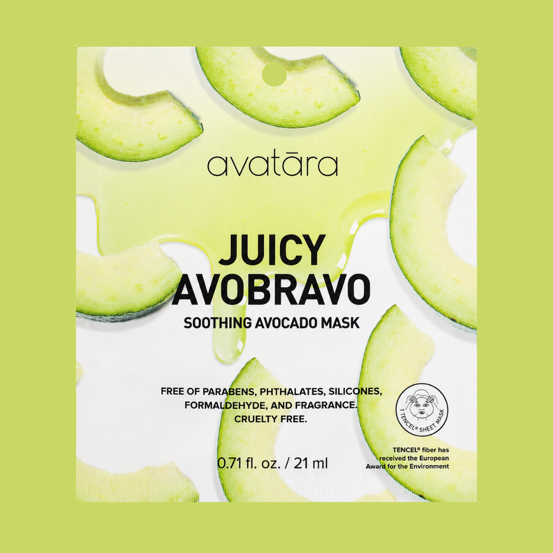 Masque En Tissu Avocat Juteux