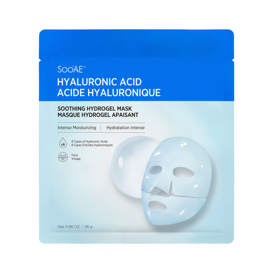 Masque Hydrogel Apaisant À L'acide Hyaluronique