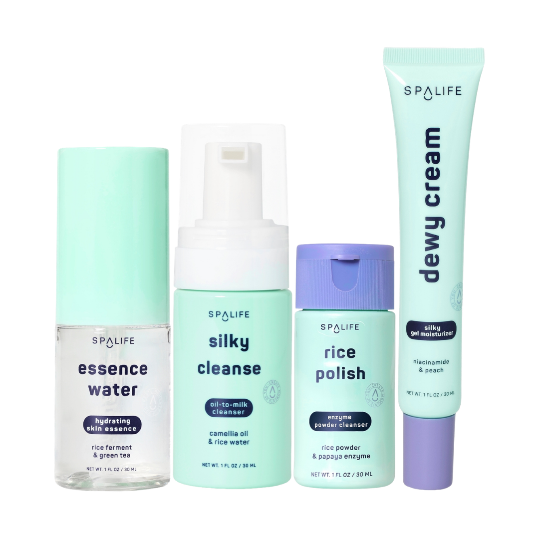 Coffret cadeau de soins de la peau inspiré de la K-Beauty (4 pièces)