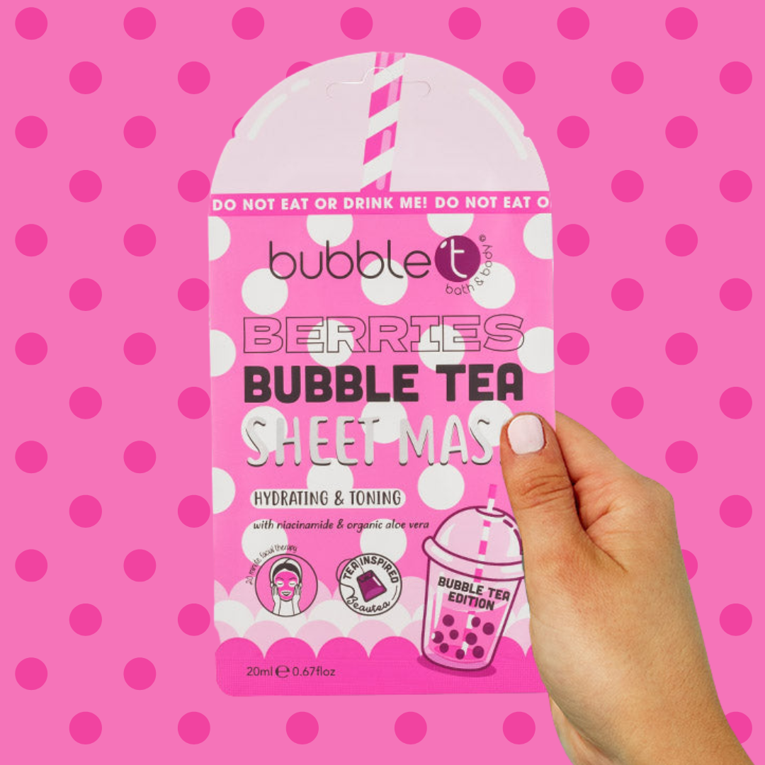 Masque En Feuille Bubble Tea - Baie