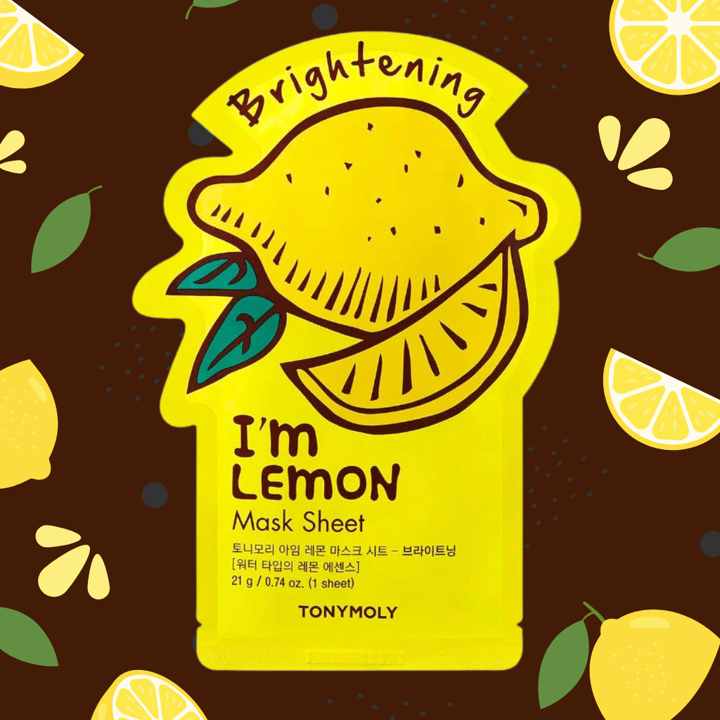 Masque En Feuille - Citron