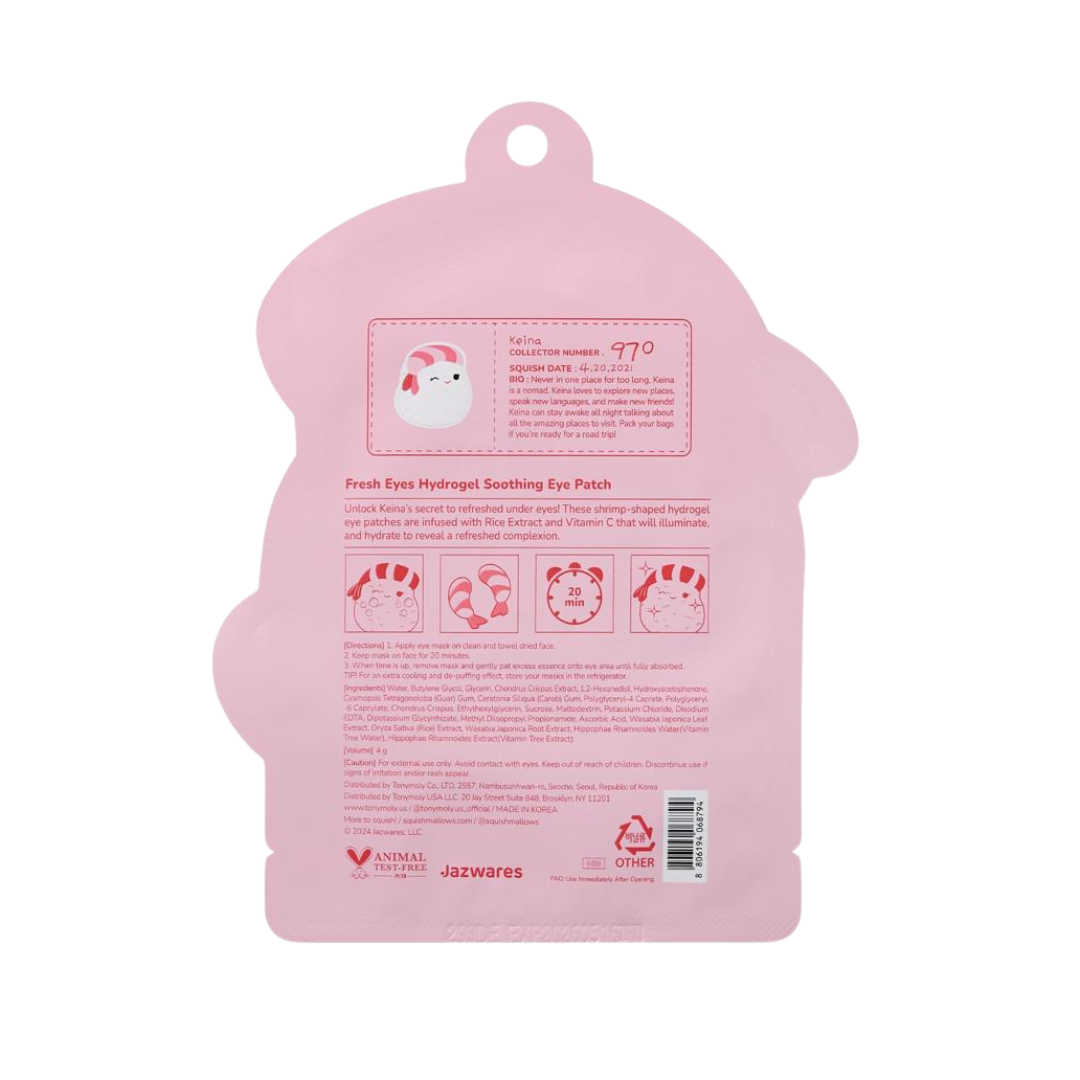 Patch Pour Les Yeux Squishmallows x TONYMOLY - Keina