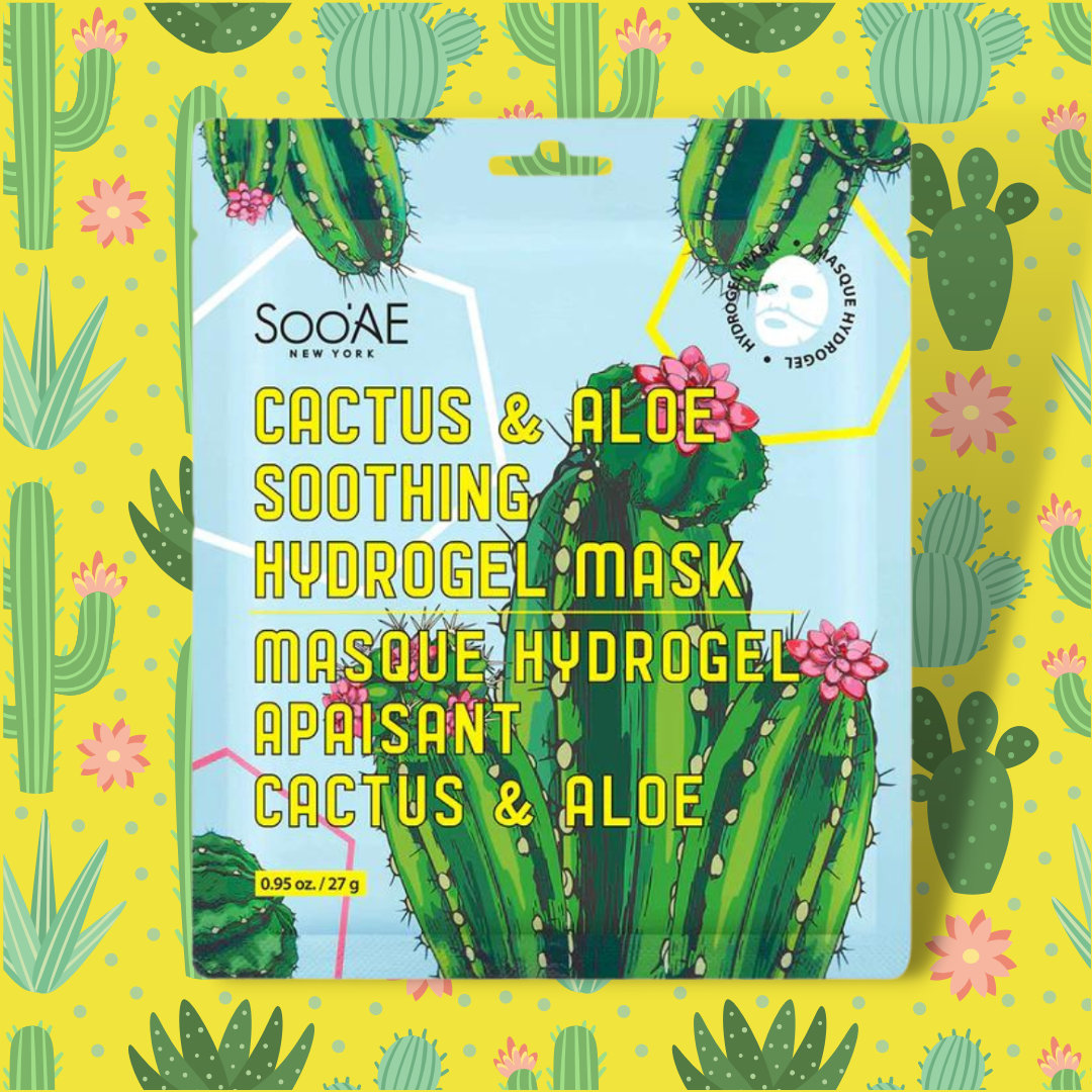 Masque Hydrogel Apaisant Cactus & Aloe