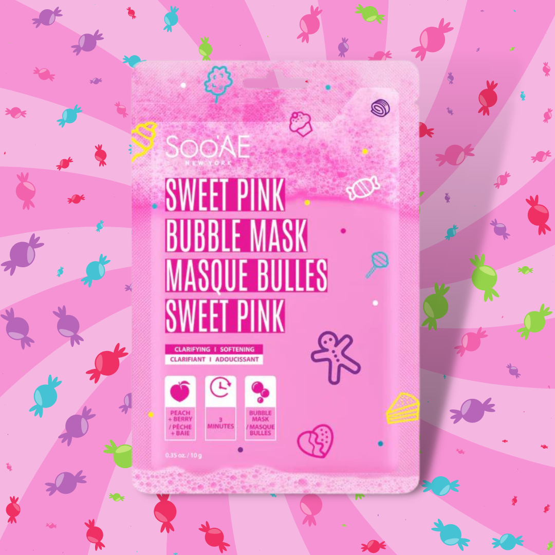 Sweet Pink Bubble Mask