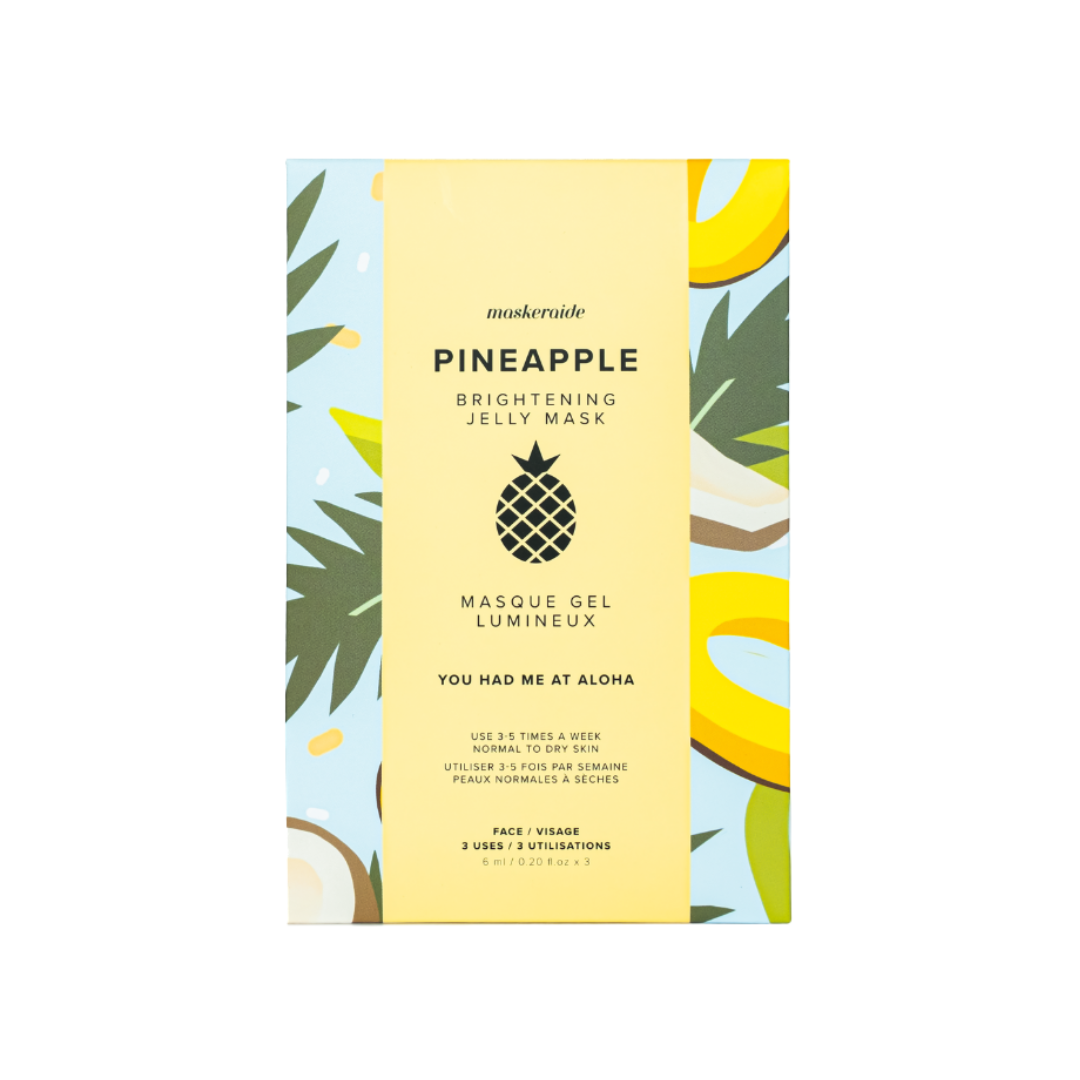 Masque En Gel Lumineux Ananas (3x)