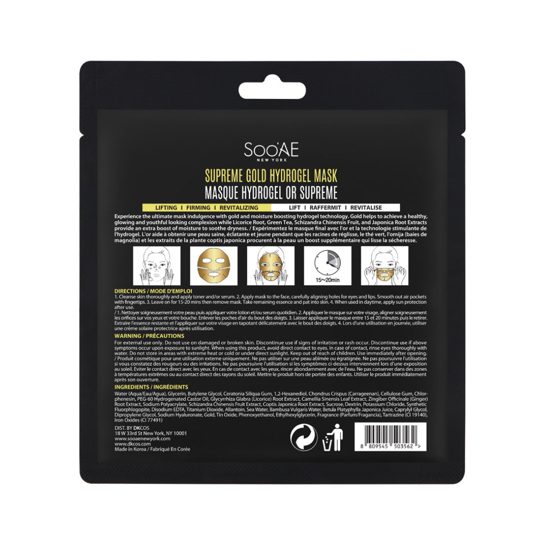 Gold Supreme Hydrogel Mask