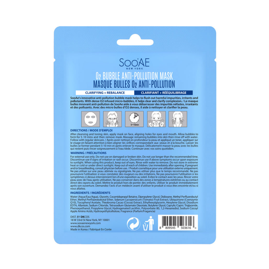 Anti-Pollution O2 Bubble Mask